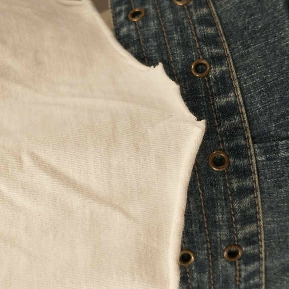 Vintage Transformers T Shirt Cut Off to Crop Soft & Worn Graphic Tee 2007 Robot - Picture 7 of 11